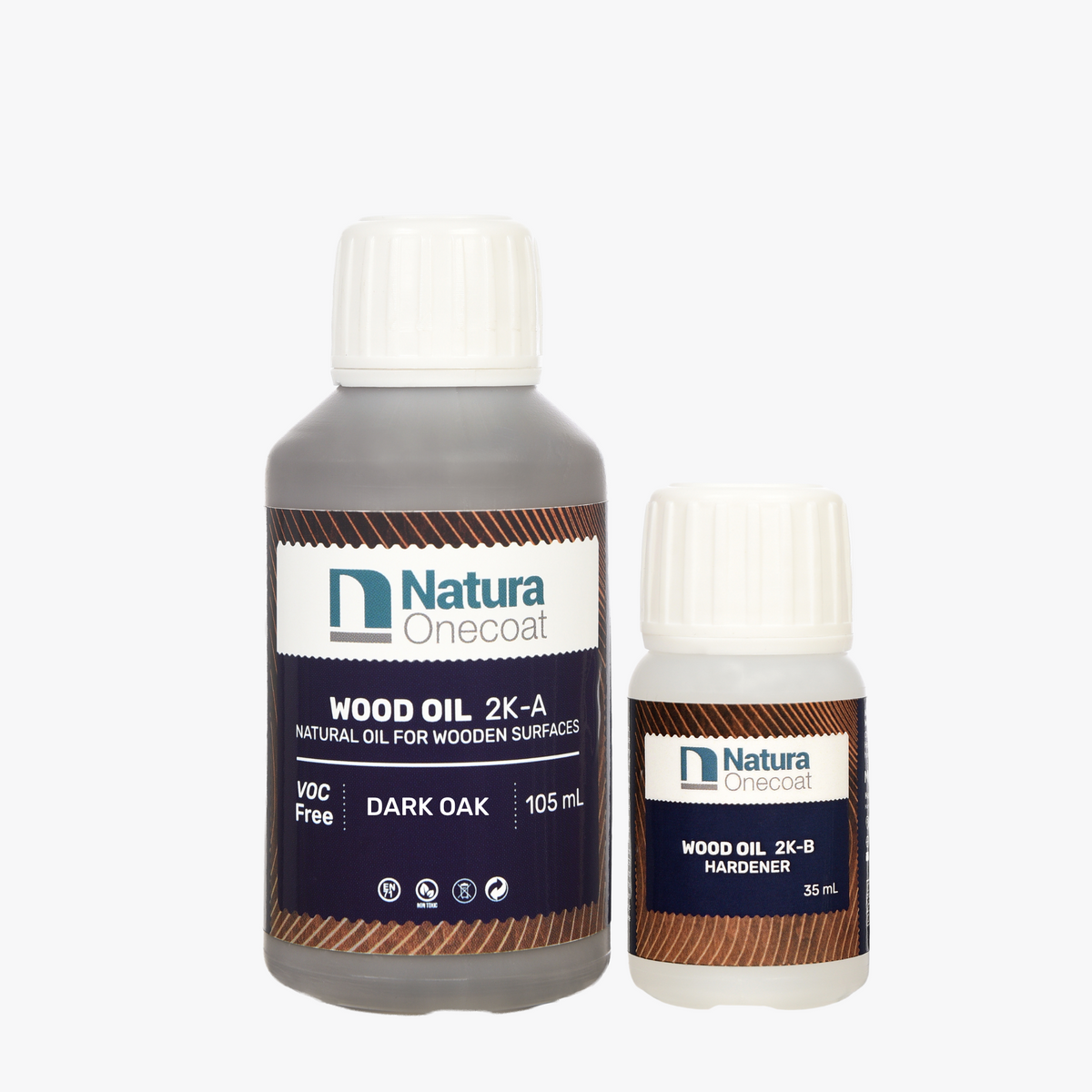 Natura Onecoat Ahşap Yağı 2K Koyu Meşe 140 mL