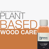 Natura Onecoat Wood Soap, Orange, 100 ml