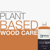 Natura Onecoat Wood Soap, Orange, 1L