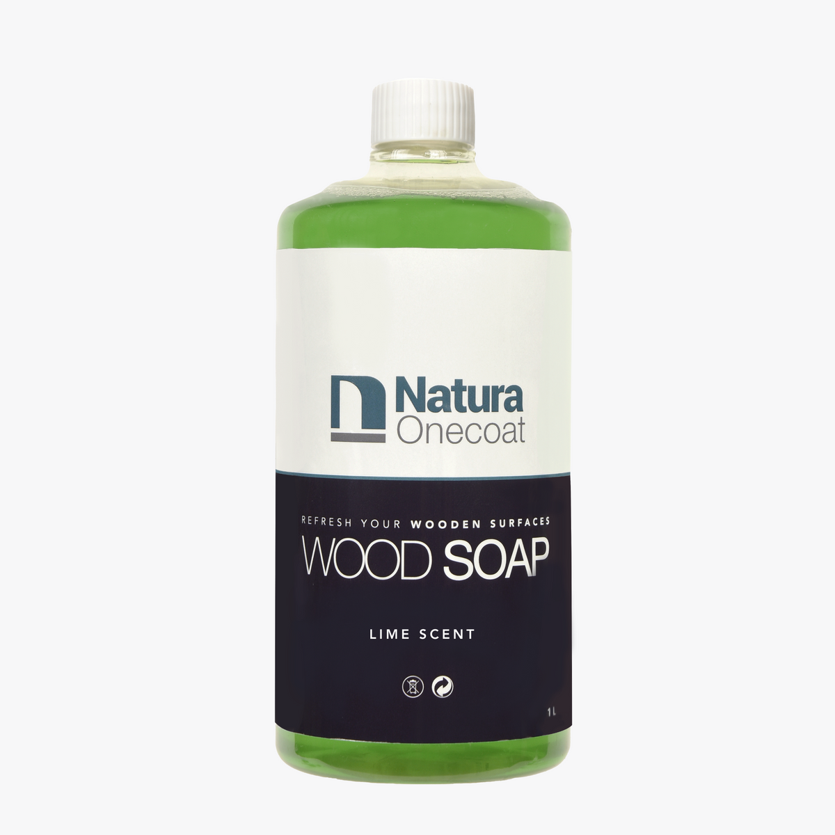Natura Onecoat Wood Soap, Lime, 1L