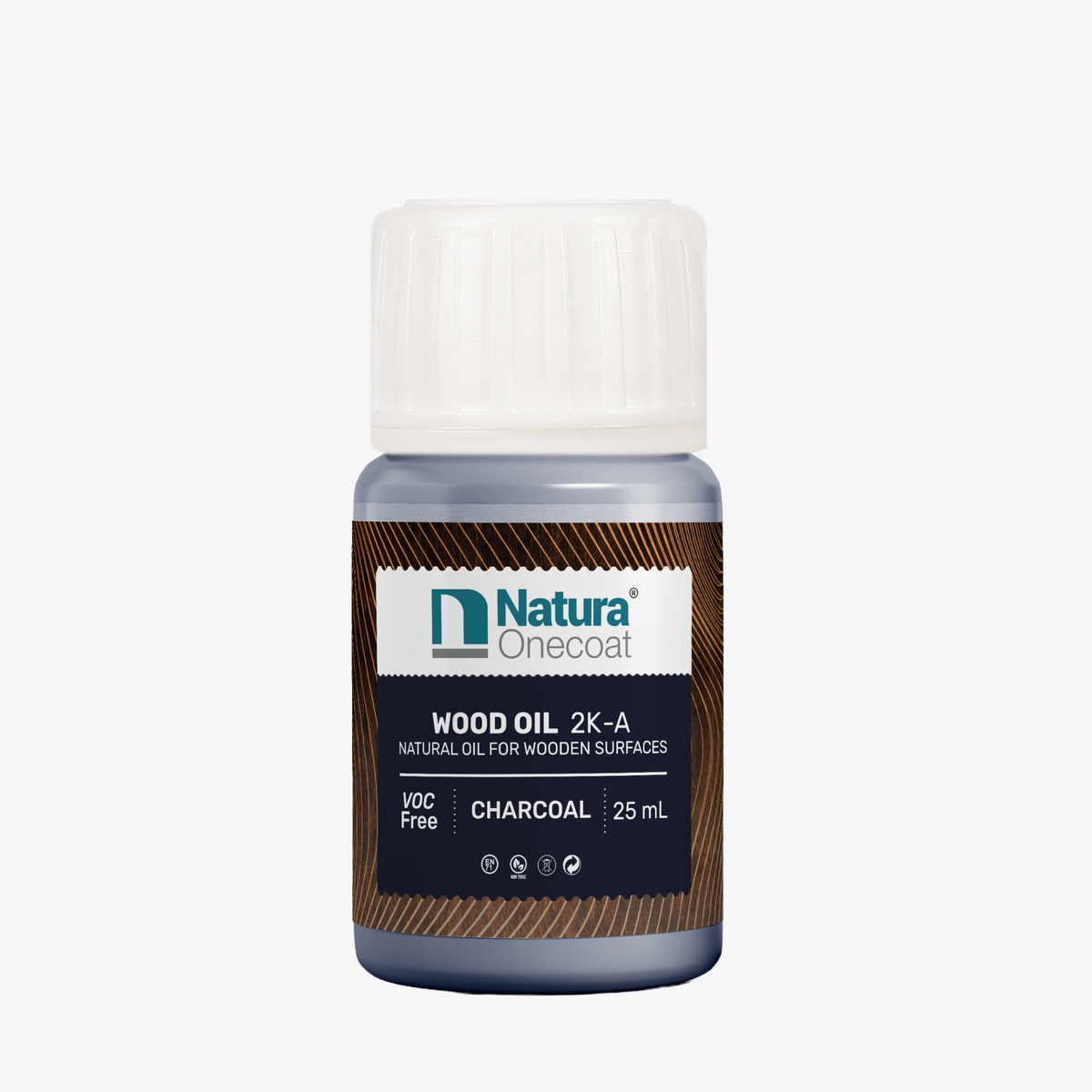 Natura Onecoat Wood Oil 2K-A Charcoal Sample